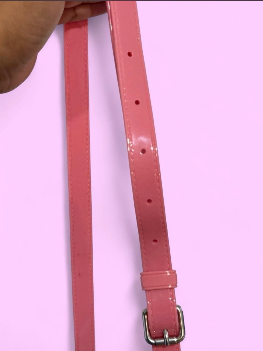 Coach Women's Morgan Square Crossbody in the Flower Pink Jelly Material - Picture 7 of 8